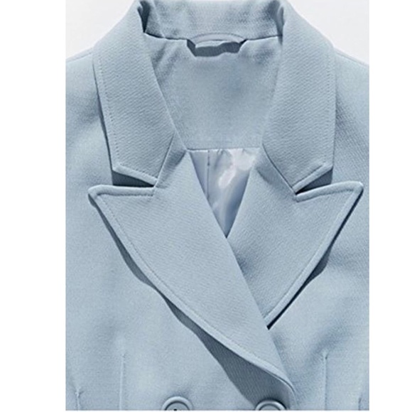 NWT Blue Trenchcoat - Picture 7 of 12